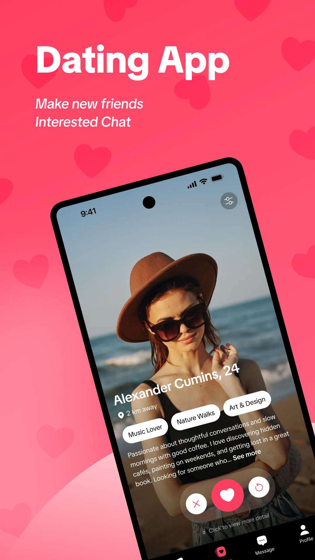 Clinger Flutter real-time social app screenshot by Tran Ngoc Tien 1 of 6