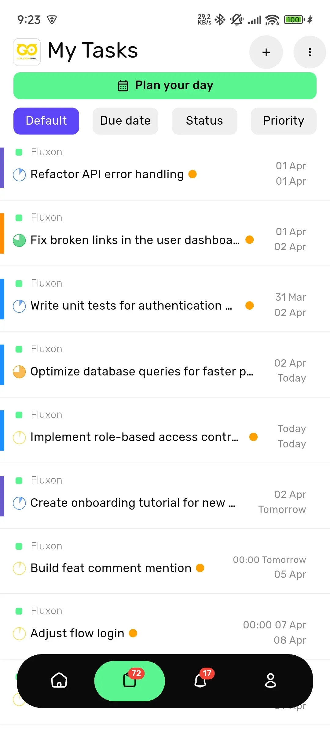 Comana native Android and iOS workflow app screenshot by Tran Ngoc Tien 2 of 7