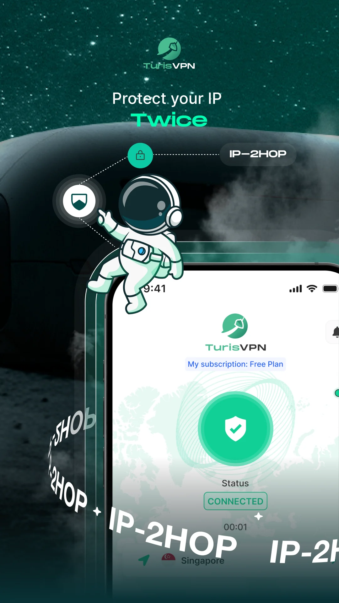 TurisVPN Flutter VPN mobile app screenshot by Tran Ngoc Tien 6 of 6
